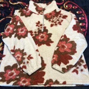 Anthropologie fleece pullover